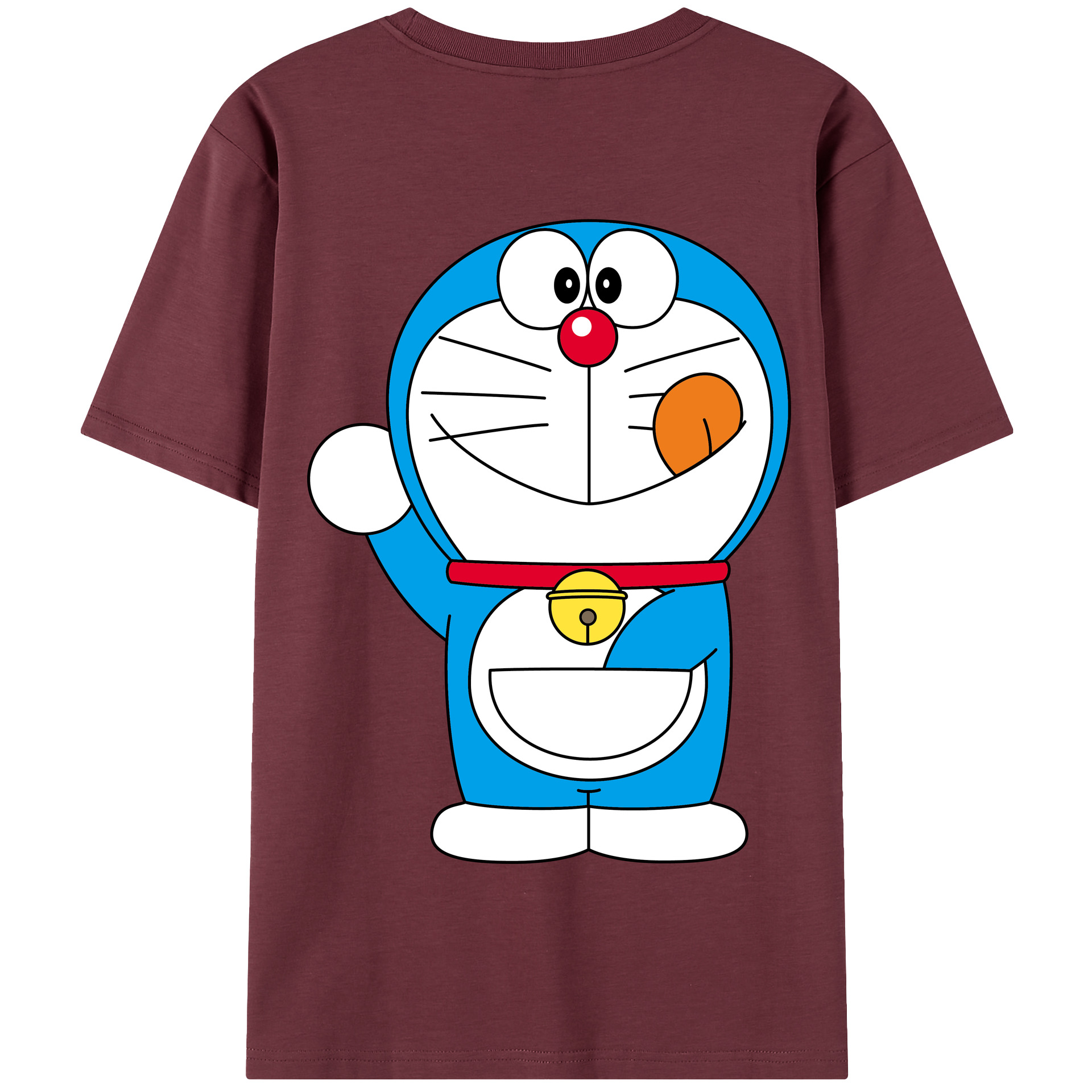 （画像用） ドラえもん Doraemon 綿100％半袖Tシャツ（背面プリント）
